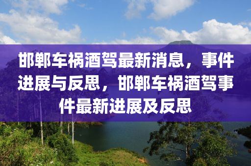 邯鄲車禍酒駕最新消息，事件進展與反思，邯鄲車禍酒駕事件最新進展及反思山東水清源環(huán)保科技有限公司