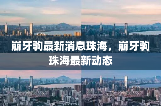 崩牙駒最新消山東水清源環(huán)保科技有限公司息珠海，崩牙駒珠海最新動態(tài)